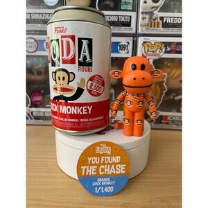 Funko Soda! Paul Frank Orange Sock Monkey Chase Limited Edition 1/1,400